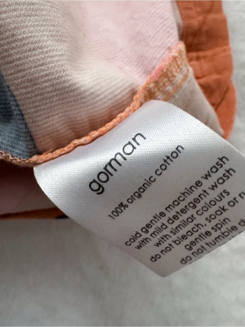 Gorman Rock Solid Sadie Dress Abstract Print Cotton Midi Orange Pink - Picture 9 of 13